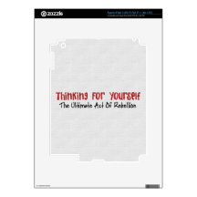 Thinking For Yourself Decal For iPad 3