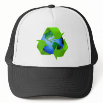 thinking green mesh hats