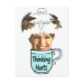 thinking hurts post cards