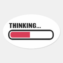 Thinking loading sticker