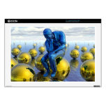 Thinking Man laptop skin