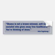 Thinking of Jesus Bumper Sticker