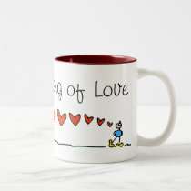 Thinking of Love BIMBO mug by elisaemme Thinking of Love BIMBO mug