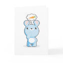 Thinking of You Bunny Greeting Card by HaikooZoo Thinking of You Bunny Greeting Card