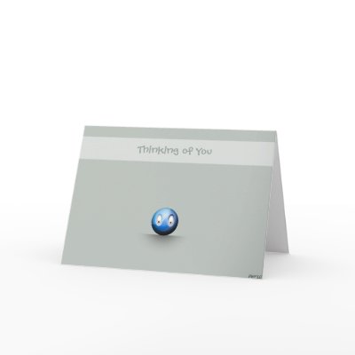 Thinking of You Greeting Cards by flyingdiscs