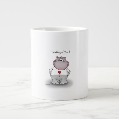 Buy cute gifts for your boyfriend - Thinking of You! Cute gift for your loved one. Extra Large Mug
