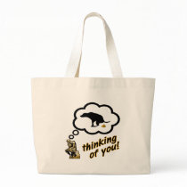 Thinking of You Dog Crap Tote Bag