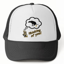 Thinking of You Dog Crap Mesh Hat