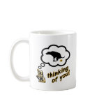 Thinking of You Dog Crap mugs