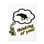 Thinking of You Dog Crap Post Cards