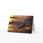 thinking of you ...dolphin sunset jump card