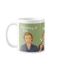 Thinking of you, drinking poison. coffee mugs