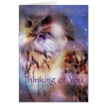 Thinking of You - Eurasian Eagle-owl Card