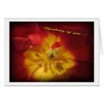Thinking of You floral card