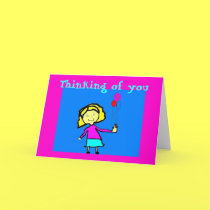 Thinking of  You Greeting Card