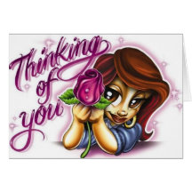 Thinking of you greeting card