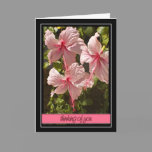 Thinking of You Hibiscus Card