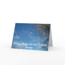 Thinking Of You In Your Time Of Sorrow cards