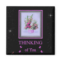 Thinking of You Magnet by elenaind Thinking of You Magnet