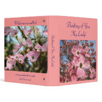Thinking of You My Lady! album binder Dogwoods