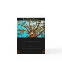 Thinking of you original photo and poem cards