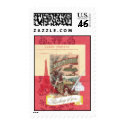 Thinking of You Parisian Collage postage by ericar70 Thinking of You Parisian Collage postage