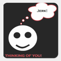 Thinking of you series  collection square sticker