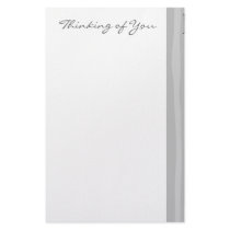 Thinking of You, shades of gray stationery by Priscilla48 Thinking of You, shades of gray stationery