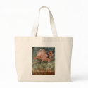 Thinking Pink Flamingo Tote bags