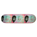 Thinking Pink Skateboard by Custom_Skateboards Thinking Pink Skateboard