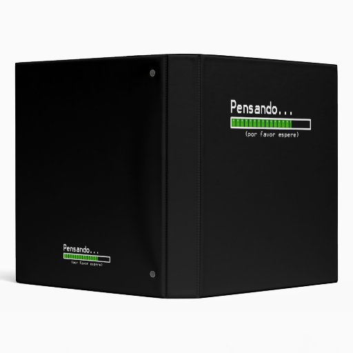 Thinking... Please Wait Binder (Spanish)