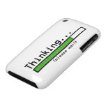 Thinking, Please Wait... Case-Mate iPhone 3 Case