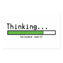 Thinking... Please wait funny stickers