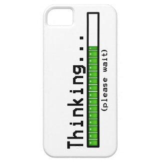 Thinking, Please Wait... iPhone 5 Cover