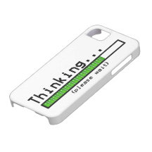 Thinking, Please Wait... iPhone 5 Cover