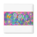 Thinking Spring Butterflies magnets