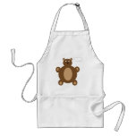 Thinking Teddy Bear Apron