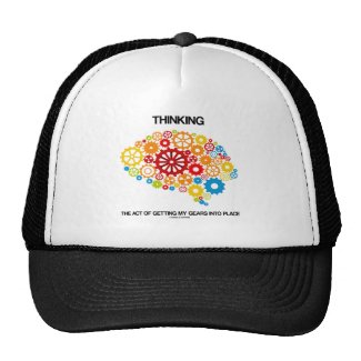 Thinking The Act Of Getting My Gears Into Place Mesh Hats