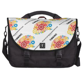 Thinking The Act Of Getting My Gears Into Place Laptop Messenger Bag
