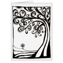 Thinking Tree - card cards