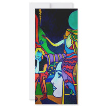 Thinking Woman by Piliero rack cards by piliero Thinking Woman by Piliero rack cards