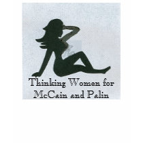 Thinking Women for McCain and Palin Customized t-shirts by Dorothyb Thinking Women for McCain and Palin Customized t-shirts