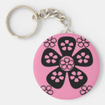 ThinkPinkFloralKeychain keychains