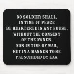 Third Amendent Est 1791 Mouse Pad