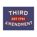 Third Amendment Est 1791 Post Card