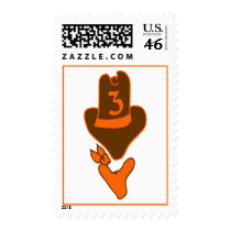 Third Birthday Cowboy Stamp