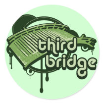 third bridge. green&forest. stickers by asyrum third bridge. green&forest. stickers