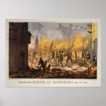 Third Day of the Siege of Monterrey Sept 23rd 1846 Poster