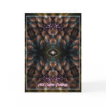 Third Eye Fractal Art Greeting Card