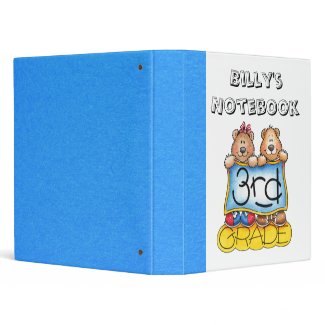 Third Grade Notebook binder